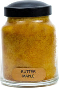 A Cheerful Giver - Butter Maple Baby Scented Glass Jar Candle (6oz) with Lid & True to Life Fragrance Made in USA