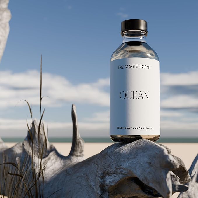 The Magic Scent Ocean Diffuser Oil - Hotel & Home Luxury Scents Inspired by Bali - Oil Scents for Home Designed for Use in All Diffusers - 4 fl oz, 120 mL