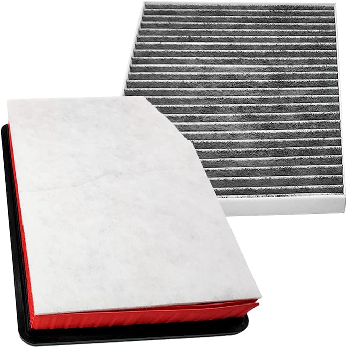 JTBU966-12405 Cabin and Engine Air Filters for Chevrolet and GMC Models - Escalade, Escalade ESV, Silverado, Silverado LTD, Silverado HD, Silverado HD, Suburban, Tahoe, Sierra Limited, Sierra HD