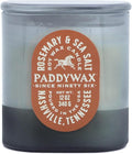 Paddywax Vista Scented Candle with Lid in Reusable Tonal Glass Jar, Clean-Burn 2-Wick Soy Candle with Approx. 84 Hour Burn Time, Decorative Gift Candles for Home, Rosemary & Sea Salt, 12 oz