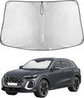 EcoNour Windshield Sun Shade for Audi Q5 2018–2023 2024 2025 2026, Sun Visor for Front Windshield & Window Sunshade Cover, UV Heat Blocker & Protector, Car Accessories