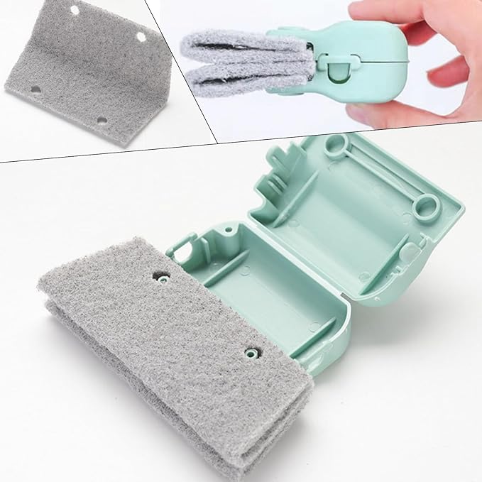 14Pcs Window Track Cleaning Tools, Deep Clean Groove Gap cleaning brush Kit for Window/Door Tracks, Sliding Doors, Tile Lines, AC Vents, Keyboards