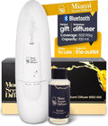 Plug in Wall Waterless Diffuser + Secret Hotel Essential Oils 4 Fl Oz Included Coverage Up to 500 SqFt Smart Bluetooth App Control Scent Air Machine for Home, Office and Spa Ideal for Aromatherapy.