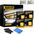 Ceramic Headlight Restoration Kit,Ceramic Trim Coat Kit,Ceramic Headlight Restoration Professional Detailer Pack,Ceramic Glass Coat Protectant,Easily Remove Oxidation From Old And Faded Headlights