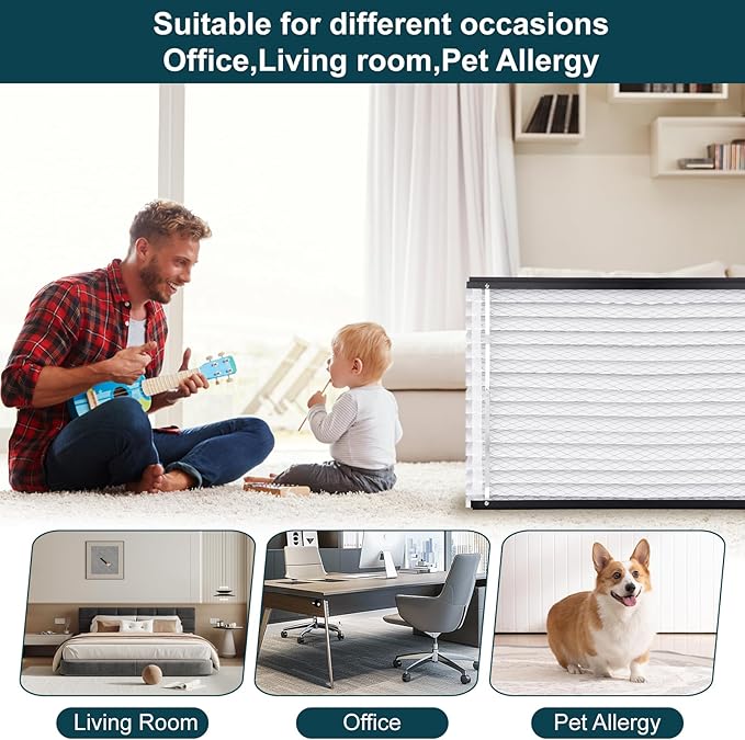 213 Replacement Filter Compatible with AprilAire Whole House Air Purifiers MERV 13,1210,1620,2210,2216,3210,4200, 20x25x4 Furnace Filter (Pack of 2)