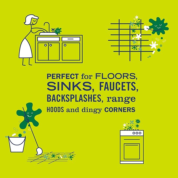 Mrs. MEYER'S CLEAN DAY Probiotic Multi-Surface Concentrate Cleaner, Lemon Verbena, Cleans Crevices And Tough Stains, 32 Fl Oz