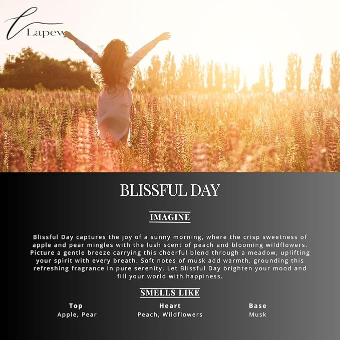 Lapew Blissful Day Scented Mop Soap Concentrate 36 oz | Premium Fragranced Floor Cleaner | Streak-Free | Hard Floor Cleaning Solution | Eco Friendly | Made in USA (Beautiful Day)