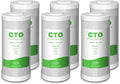 SimPure Whole House Water Filter Cartridges 5 Micron 10" x 4.5" CTO Activated Carbon Block, For DB10P, DB10C-2, GE GXWH40L, GXWH35F, BB10, FXHTC, FC15B, 6 Pack