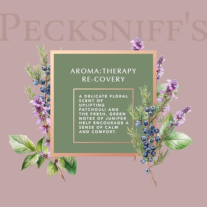 Pecksniff's Aroma:Therapy Re-Covery Bath Soak Decanter | 500ml/16.9 Fl Oz