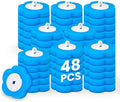 KOKL Disposable Toilet Bowl Wand Refills, Toilet Refill Pads, Disposable Toilet Brush Heads for Bathroom Cleaning, 48 Count