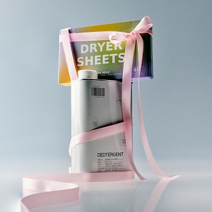 DedCool Dryer Sheets | 01 Taunt | 40 Count | Non-Toxic, Vegan Fabric Softener Sheets | Bergamot, Vanilla & Amber Scent | Gentle on Sensitive Skin | Softens & Freshens | Premium Laundry Supplies