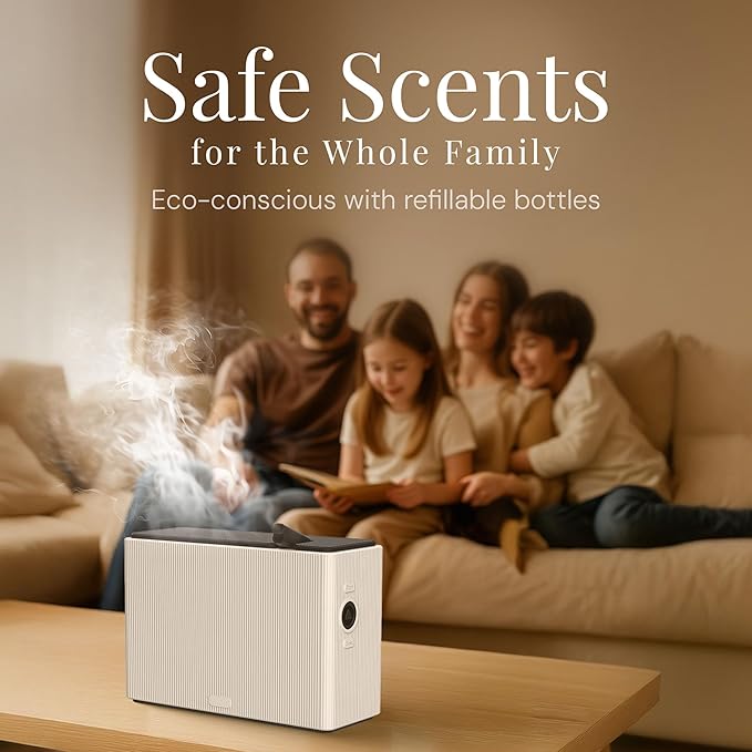 Air Esscentials AE101Bat Waterless Scent Air Machine, Battery Operated Aroma Diffuser with Motion Sensor, Wall Mount or Portable, Oil-Based Fragrance Only, 100 Sq. Ft. Coverage