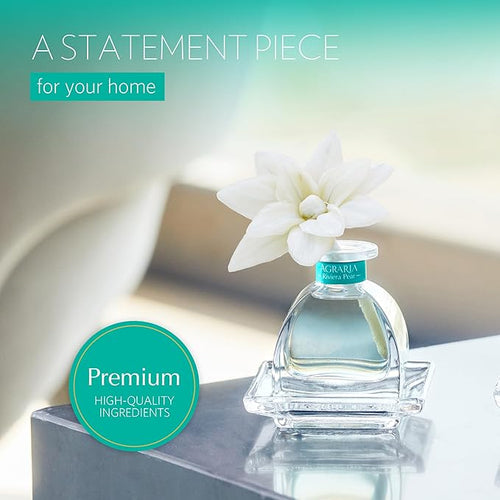 AGRARIA PetiteEssence Botanical Home Fragrance Gift Set, Hand Crafted Sola Flower Scented Oil Reed Diffuser for All Occasions