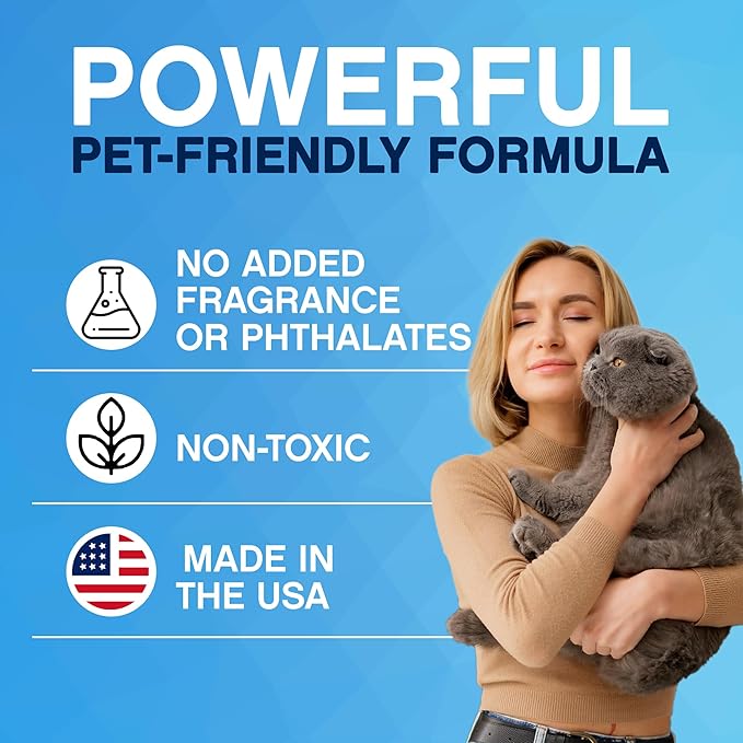 Odorable Cat Litter Deodorizer - Unscented Odor Eliminator & Litter Box Cleaner & Freshener, Non-Tracking, Dust-Free, Easy Clump & Seal, Stain & Odor Control, Advance Odor Control Technology - 16oz
