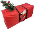 Christmas Tree Storage Bag Extra Large Waterproof Heavy Duty Storage Containers, Fits Up to Tall 7.5 ft Xmas Artificial Tree, 600D Oxford Xmas Holiday Tree Bag with Reinforced Handles Dual Zipper