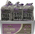 Pandora Steel Wool #3 – Extra Coarse Grade, 240 Pads for Tough Cleaning and Removing - Metal Strands - Ideal to Remove Rust, Grime, and Stubborn Stains