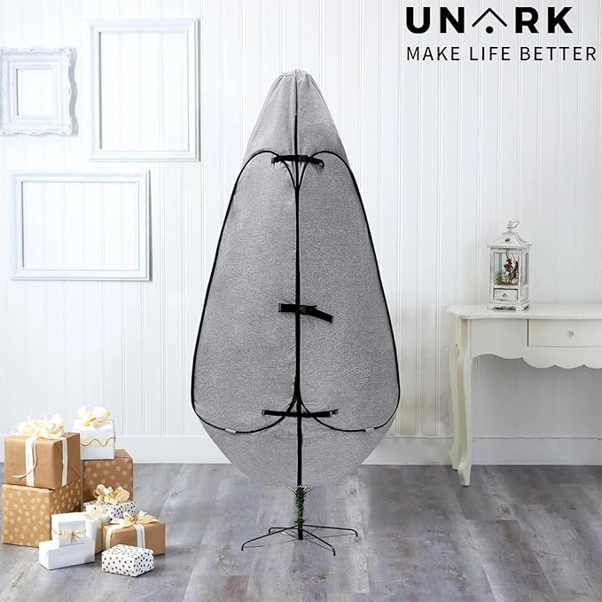 Christmas Tree Bag 9 Ft Large Christmas Tree Storage Bag 9 Foot Tree, Christmas Tree Cover For Upright Storage with Reinforced Handles