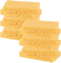 M METERXITY 12-Pack Kitchen Sponges, Condense Eco Cellulose Non-Scratch Scrub Heavy Sponge for Kitchen/Household/Bathroom, Clean Tough Messes Dish Scrubber [Beige]