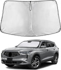 EcoNour Windshield Sun Shade for Acura MDX 2021–2023 2024 2025 2026, Sun Visor for Front Windshield & Window Sunshade Cover, UV Heat Blocker & Protector, Car Accessories