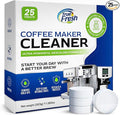 Coffee Machine Cleaner Descaler Tablets - 25 pack, Coffee Pot Cleaner Removes Build-ups, Stain, and oil - compatible with Keurig, nespresso, delonghi and more coffe machines upto 1 year supply