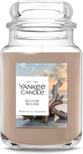 Yankee Candle Seaside Woods, Scented Candle, 22oz Large Jar with up to 150 Hour Burn Time, Giftable