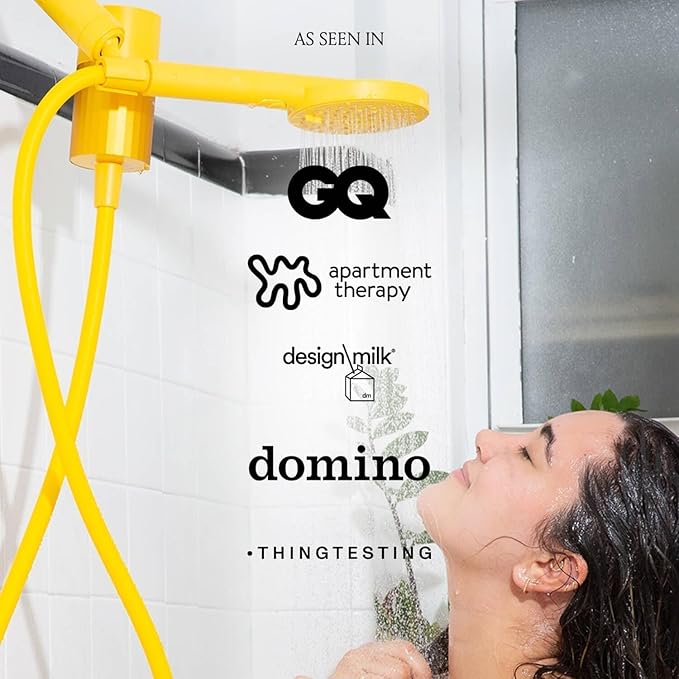 Sproos - Handheld Showerhead, High Performance Filtration System for Healthier Hair and Skin, Extra Long 70 Inch Hose, 3 Customized Spray Functions, 6 Colors (Moonlight, Shower Filter Set)
