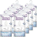 Ksend Moisture Absorbers 8 Packs - 9.8 oz Dehumidifier Bags, Portable Moisture Hanging Bags for Closet, Bathroom and Kitchen, Lavender Scent, 11.8" x 6.3"