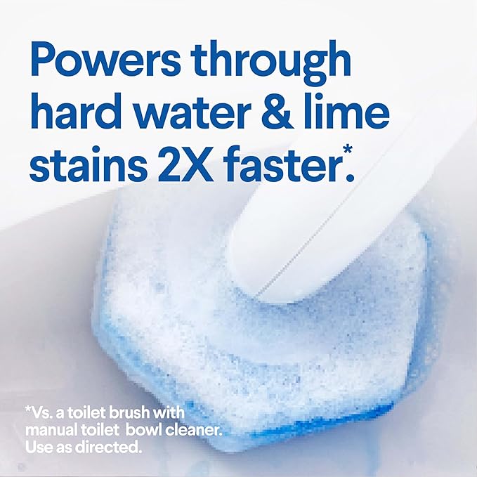 CLOROX ToiletWand Toilet Bowl Cleaner- Toilet Brush, Storage Caddy and 16 Disinfecting Refill Heads (Pack of 6)