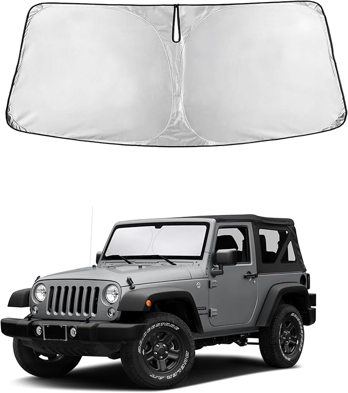EcoNour Windshield Sunshade for Subaru Crosstrek 2024–2026 | Custom Fit Front Window Sun Shade | Blocks Harmful UV Rays & Reduces Heat | Foldable Sun Visor with Storage Pouch