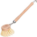 REDECKER Tampico Fiber Bristle 1-1/2-Inch All-Purpose Kitchen Dish Scrub Brush with Beechwood Handle, Bamboo Dish Brush - Wooden Dish Brush with Handle for Pots, Pans, and Kitchen Utensils