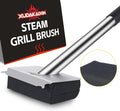 XUDAKAIXIN Steam Grill Brush Bristle Free,[Ultra Safe & Efficient] Grill Cleaner for Outdoor Grill,BBQ Replaceable Scraper Cleaning Head,Grill Brush BBQ Accessories,Gifts for Men/Dad ﻿