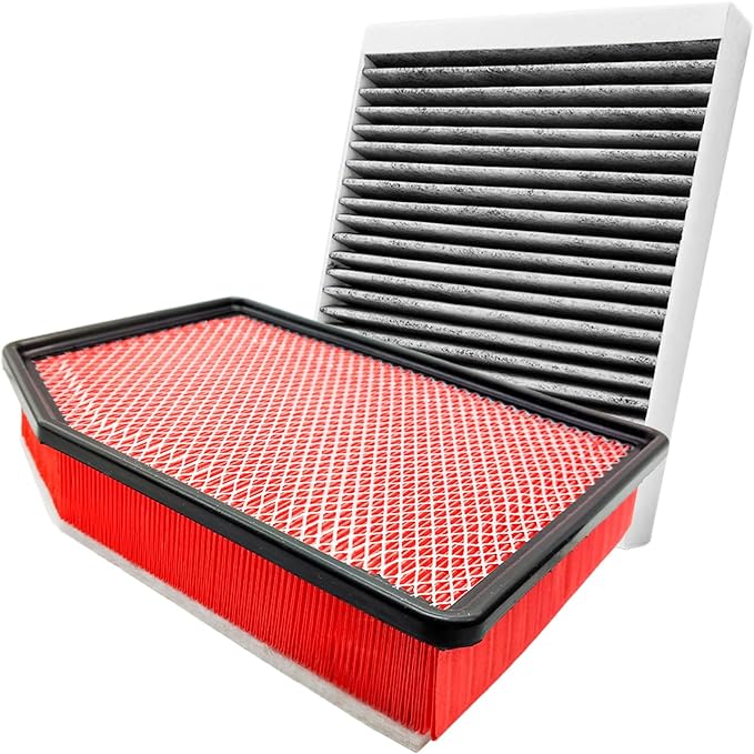 JTBU966-12405 Cabin and Engine Air Filters for Chevrolet and GMC Models - Escalade, Escalade ESV, Silverado, Silverado LTD, Silverado HD, Silverado HD, Suburban, Tahoe, Sierra Limited, Sierra HD