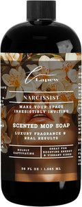 Lapew Narcissist Scented Mop Soap Concentrate 36 oz | Premium Fragranced Floor Cleaner | Streak-Free | Hard Floor Cleaning Solution | Eco Friendly | Made in USA