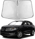 EcoNour Windshield Sunshade for Lincoln MKX 2016–2021 | Custom Fit Front Window Sun Shade | Blocks Harmful UV Rays & Reduces Heat | Foldable Sun Visor with Storage Pouch