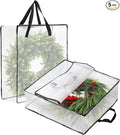 Wreath Storage Bag 2 Packs, 26 Inches 95 L Wreath Storage Container for Home Storage, Storage Bag for Spring Summer Christmas Wreath Decorations or Clothing Blanket Comforters Bed Sheets Pillows