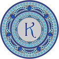 Skip's Garage Custom Monogram Decorative Pool Art - Mosaic Pool Art - Choose Your Size & Personalization - Easy Drop-in Installation