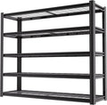 LI JIU HOME 62" W x 24" D x 72" H Garage Shelving Heavy Duty Metal Shelving 3500LBS Storage Shelves Adjustable Metal Shelves for Storage Industrial Garage Shelves for Warehouse Basement (5T 72*62*24)