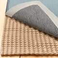 GORILLA GRIP Premium Dual Sided Extra Thick 5x7 Rug Gripper Pad for Hardwood Floors, Breathable Slip Resistant Pad Grips Under Carpet Area Rugs for Hard Surface Floor Protection, Easy Trim Mats, Beige