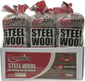Pandora Steel Wool #4 – Extra Coarse Grade, 240 Pads for Tough Cleaning - Metal Strands - Ideal for Removing Stubborn Paint, Rust, Dirt, and Varnish