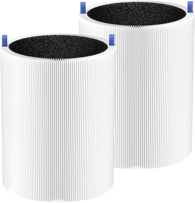 2 Pack 311i+ Max Replacement Filter Compatible with Blueair Blue Pure 311i+ Max Air Purifiers, HEPA and Activated Carbon Air Filter for Blue Pure 311i+ Max, Compare to part #F3MAX+