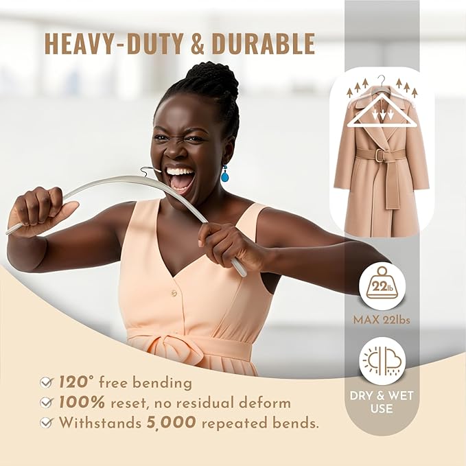 Sishynio 30 Pack Velvet Hangers for Clothes – Non-Slip Slim Flocked Shirt Hangers with 360° Swivel Hook, Space-Saving Felt Hanger for Coats, Sweaters, Tops, Blouses(Beige)