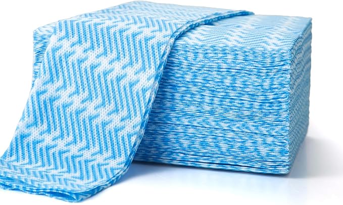 UKEENOR Disposable Cleaning Cloths Dry Handi Wipes Reusable Dish Cloths Multi Use Reusable Cleaning Towels,Machine Washable J Cloth,Heavy Duty Handy Wipes 13.7" X 15.7" 40 Count