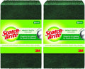 Scotch-Brite Heavy Duty Scour Pads, Great for The Kitchen, Garage and Outdoors, 8 Pads (Pack of 2)