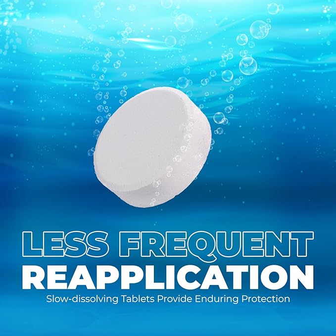 Xtremeclear 3" Chlorine Tablets Bucket, 3-inch Individually Wrapped, 25 lbs Chlorinating Tabs for Swimming Pools, Hot Tubs, Spa Slow Dissolving 25 Pound Bucket