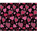 Dish Drying Mat For Kitchen Counter, Pink Love Heart Microfiber Absorbent Dish Drainer Rack Pad Reusable Large 18x24in Drying Mat