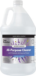 Clean Revolution SuperCharged All Purpose Cleaner, Non-Toxic, Eco-Friendly & Plant-Based, Ready to Use, Seaside Lavender, 128 Fl oz