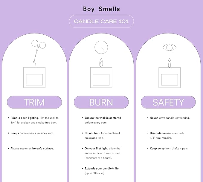 Boy Smells Mint Candle - 8.5 oz Fancy Candle with Ginger, Wild Mint, and Cedarwood- Up to 50-Hour Burn - Cotton Wick