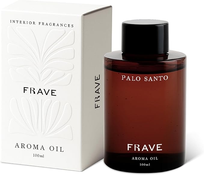 Palo Santo Hotel Diffuser Oil, 100ml, 3.38 oz Aroma Oil, Scent Inspired by Le Labo’s Iconic Palo Santo Style, Aromatherapy Refill Fragrance for Waterless Cold Air Diffusers, Home, Office, Hotel
