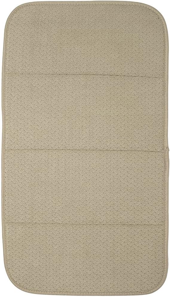 All-Clad Premium Reversible Dish Drying Mat for Kitchen: 16"" x 28"" Ultra-Absorbent, Long-Lasting, No Condensation, and Oversized for Large Pots and Pans - 1 Pack, Cappuccino
