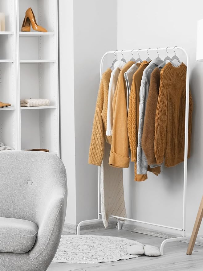 SMARTOR Plastic Hangers 50 Pack, Thin Hangers with 360° Swivel Hook, Non-Velvet Hanger Heavy Duty Clothes Holders for Closet - Durable Adult Hanger, Space Saving Hangars - Grey